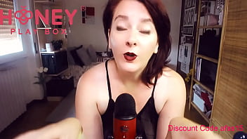 Preview 1 of Thong Bikini Daughter - Sexy unboxing Joi the licker G-Spot vibrator from the Honeyplaybox insane clitoral orgasm