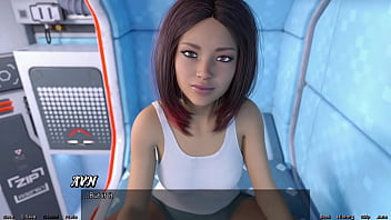 Preview 2 of Stevie Kaye And Old Man - Stranded In Space #106 - Picking A Girl To Have Threesome With Girl Next Door