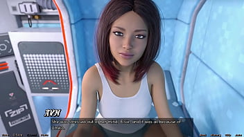 Preview 3 of Stevie Kaye And Old Man - Stranded In Space #106 - Picking A Girl To Have Threesome With Girl Next Door
