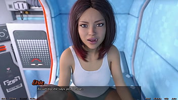 Preview 4 of Stevie Kaye And Old Man - Stranded In Space #106 - Picking A Girl To Have Threesome With Girl Next Door