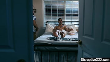 Preview 3 of Xxx Old Lexis Boy - Bed &amp_ Breakfast host takes care of his guests needs
