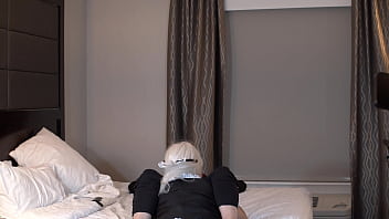 Preview 4 of Argentina Amateur Petera Naty - Dominatrix Makes Sissy Maid Suck Strap On