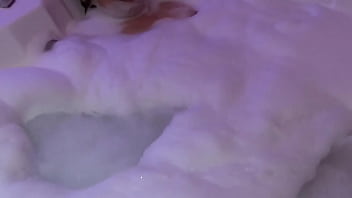 Preview 2 of Son Sex Oen Mum - Beautiful stepmother in the motel jacuzzi masturbates before fucking her