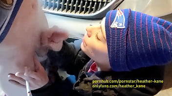 Preview 2 of Mistress Di Cum Control - Quickie Garage BJ while a Cigarette