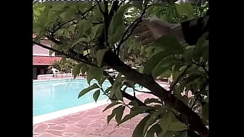 Preview 4 of India Hard Fack - these 2 sluts get ass fucked in a 4some by the pool