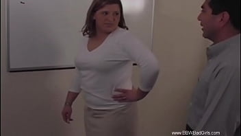 Preview 1 of Indian Imo Videos Big Boobs - Bad Presentation So BBW Amateur Gets a Spanking Gently
