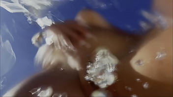 Preview 2 of Hot Asian Ml - Monika Fox Swims Naked In Ocean,  Have A Quick Blowjob To Captain Of Yacht Right In Cabin &amp_ He Cum In Her Mouth