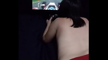 Preview 3 of Tube Porn 14jear Girls - Joguei F1 2016 s&oacute_ de calcinha e toda molhadinha.