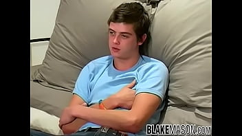 Preview 1 of Ol Bode Ksing - Interviewed young amateur Justin masturbates and cums solo