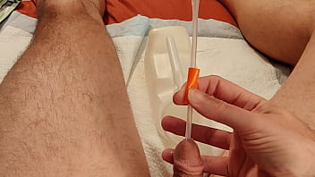 Preview 1 of Free Vaishali - Self Catheter Solo Pissing Slow Bladder Emptying