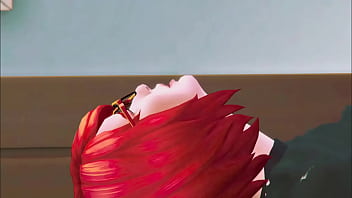 Preview 4 of Mb 30 Bfxxx - Sims Hentai Series: Redhead rough defloration and double creampie