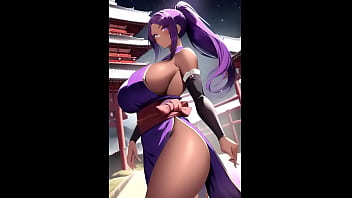 Preview 4 of Oil Bottle Coke - Ninja shinobi girls ai art compilation