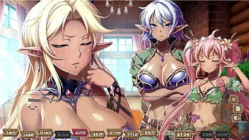 Preview 1 of Xxx Tude Com - Namaiki Dark Elf Sisters,  Cocky Chicks Craving Creampies. 4.