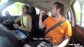 Preview 1 of Sipitinet - Arab rimming n deepthroat babe car fucked by driving tutor