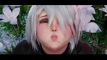 Preview 4 of Firl Time - 2b nier blowjob