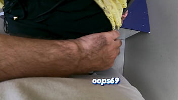 Preview 3 of Monstre Blak Mom - Secret Dick Stuck Under Dress in Subway | Unknown Man Petting Arabic Wife and she Liked!