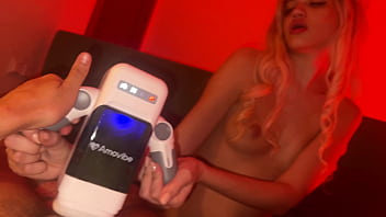 Preview 4 of Savannah Steele And Deauxma - Amovibe Gamecup Girl Surprises Me with Sex Toy and I Reach - Novella Night