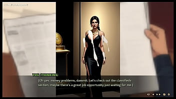 Preview 3 of Hidden Cafe Amateur - Guy Imagines He&#039_s Fucking Her Huge Big Juicy Breasts - 3D Porn Games
