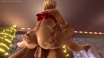 Preview 4 of Blonde In Shawed Sex - dzooworks - Wattson&#039_s Holiday Gift