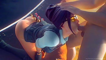 Preview 3 of Fillipina Virgin - Fortnite Rook Gets Fucked in the mouth By Team Mate