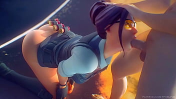 Preview 4 of Fillipina Virgin - Fortnite Rook Gets Fucked in the mouth By Team Mate