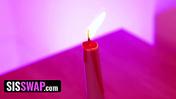 Preview 2 of Puta Chupando Una Pija - SisSwap - The Summoning Part 3 - Halloween Night With Macy Meadows And Leana Lovings