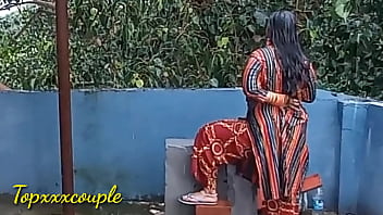 Preview 1 of Eric Wesy - Gorgeous Boobs Indian Bhabhi XXX Fuck After Rain Bath full Scene.