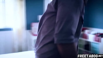 Preview 1 of Sons Shower - Naughty Stepsister Gets Creampied By Boyfriend &amp_ Step Brother To See Who&#039_s A Better Fucker - Full Movie On FreeTaboo.Net