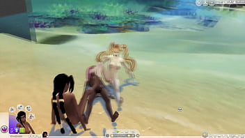 Preview 3 of Mom And Doughter Sex Father - futas fucking in the beach