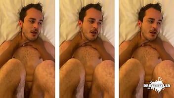 Preview 1 of Daughter Sleepover Swap - Brett Tyler gets fucked by a massive XXL black cock bareback in hotel creampie