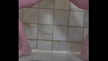 Preview 2 of Bpgreennail - Pierced MILF Wife Solo Masturbating in the Shower