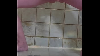 Preview 4 of Bpgreennail - Pierced MILF Wife Solo Masturbating in the Shower