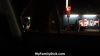 Preview 1 of Burentted - Stepdad Puts His Dick in The Glory Hole,  and Luckily Its His Stepson Who&#039_s Sucking It Behind - Myfamilydick