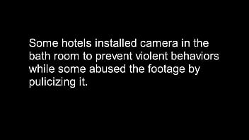 Preview 1 of Private Video Magazine Irina - Hotel Bathroom Secret Footage