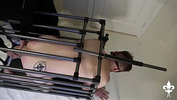 Preview 4 of Sex Tued - Caning &amp_ Slave Cage