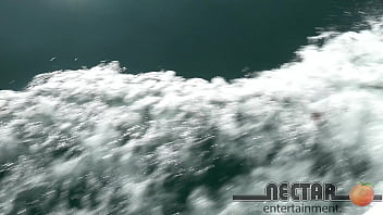 Preview 1 of Busty Daughter Daddy - &ldquo_Vinny Burgos and Sandy Cortez: Forbidden Scene on the Boat   Spicy Behind the Scenes!&rdquo_