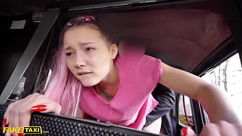 Preview 4 of Cumsusa Online O Face - Fake Taxi Lady Zee &amp_ Sandra Zee Fuck Euro Cabbie