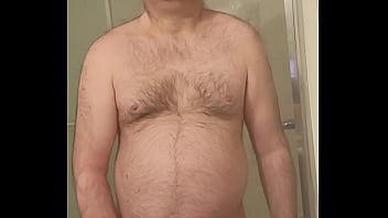 Preview 1 of Boobs On Bottom - Nude Martin Lavall&eacute_e masturbates,  ejaculates and eats his sperm