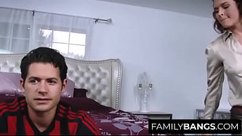 Preview 1 of Pakistan Collage Sex - FamilyBangs.com ⭐ Naughty Divorced Cougar Looking Best Friend&#039_s Young Boy,  Giovanni Francesco,  Krissy Lynn