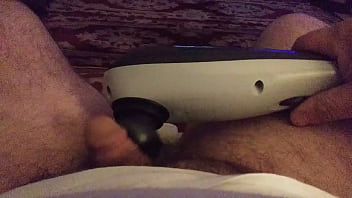 Preview 1 of Jabaedasti Girls - First Time using back massager on penis - part 1