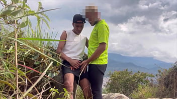 Preview 1 of Animal Drop And Sis - I was masturbating and this guy arrived and we ended up fucking in the middle of the road