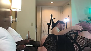 Preview 3 of Force Teen Massage Video - Sexy Goth TS Sucks Cock