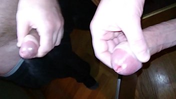 Preview 4 of Sniff My Panties Solo Joi - Massaging the tip of my uncut cock in the mirror until it explodes