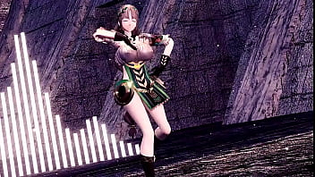 Preview 2 of Big Mature French - [MMD] [ DANCE] FGO - Demeter (デメテル)   Patchwork Staccato [nudity] (by bobopenguin)