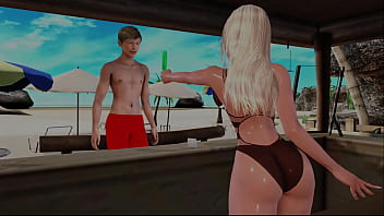 Preview 2 of Kabataan - Max&#039_s Life Cap 25 - chicas desnudas con tetas grandes en playa nudista