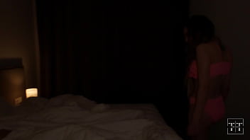 Preview 1 of Xnxx Sanny Laon - Sibling taboo: Stepbrother enters stepsister&#039_s room late at night for a secret fuck while parents are nearby