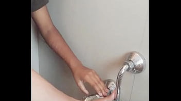 Preview 1 of Ametuar Titsjob - Indian husband fuck her wife in bathroom