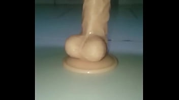 Preview 2 of Docter Pasant Fucking - Close up black pussy dildoed