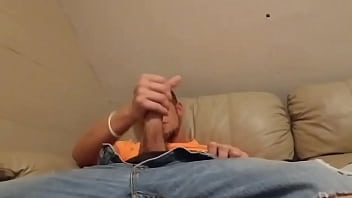 Preview 2 of Spanked By The King - Stroking huge cock