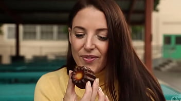 Preview 2 of Russia Orgy - Angela White in Yellow Sweater